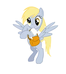 Size: 5000x5572 | Tagged: safe, artist:ninjamissendk, derpibooru import, derpy hooves, pegasus, pony, absurd resolution, female, letter, mailbag, mare, simple background, transparent background, vector