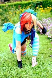 Size: 1536x2304 | Tagged: artist:danishahorusso, cosplay, derpibooru import, human, irl, irl human, mexico, photo, rainbow dash, safe, solo