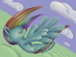 Size: 2048x1536 | Tagged: artist:khyperia, derpibooru import, falling, rainbow dash, safe, solo