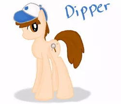 Size: 500x429 | Tagged: derpibooru import, dipper pines, gravity falls, ponified, safe