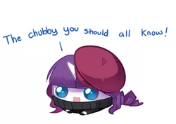 Size: 726x515 | Tagged: artist:pekou, ask my little chubbies, beatnik rarity, beret, chubbie, chubby, clothes, cute, derpibooru import, hat, rarity, safe