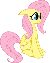 Size: 8000x10115 | Tagged: absurd resolution, artist:quasdar, derpibooru import, fluttershy, safe, simple background, solo, transparent background, vector