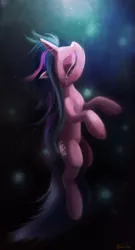 Size: 758x1400 | Tagged: safe, artist:ajvl, derpibooru import, twilight sparkle, pony, unicorn, crying, eyes closed, female, mare, solo