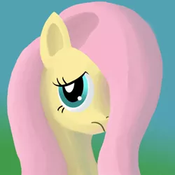 Size: 1000x1000 | Tagged: artist:aoshistark, derpibooru import, fluttershy, safe, solo