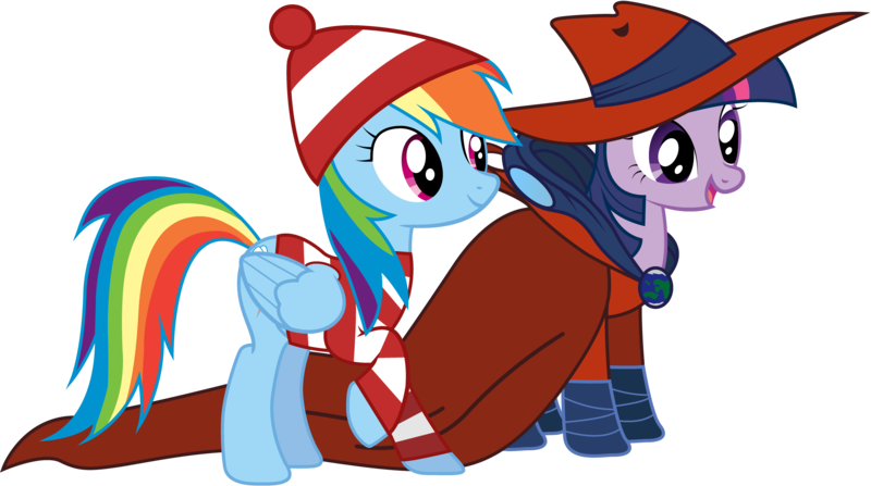 Size: 4000x2234 | Tagged: artist:joey, carmen sandiego, cosplay, derpibooru import, rainbow dash, safe, simple background, transparent background, twilight sparkle, vector, waldo