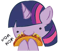 Size: 463x400 | Tagged: derpibooru import, food, safe, taco, taco twilight, twilight sparkle