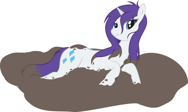 Size: 1280x766 | Tagged: safe, artist:burnout, derpibooru import, rarity, pony, unicorn, female, mare, mud, simple background, solo, transparent background, wet, wet mane, wet mane rarity