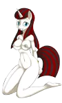 Size: 1080x1800 | Tagged: anthro, artist:kloudmutt, breasts, derpibooru import, nipples, nudity, oc, questionable, unofficial characters only, vampire, vampony