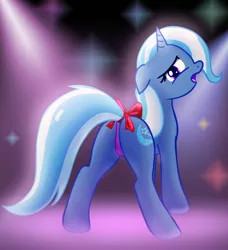 Size: 800x878 | Tagged: artist needed, suggestive, derpibooru import, trixie, pony, unicorn, clothes, female, mare, panties, solo, solo female, stripper, stripsie, tail bow, underwear