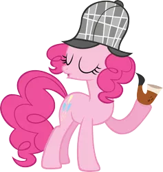 Size: 4229x4459 | Tagged: absurd resolution, artist:sircinnamon, derpibooru import, pinkie pie, safe, simple background, transparent background, vector