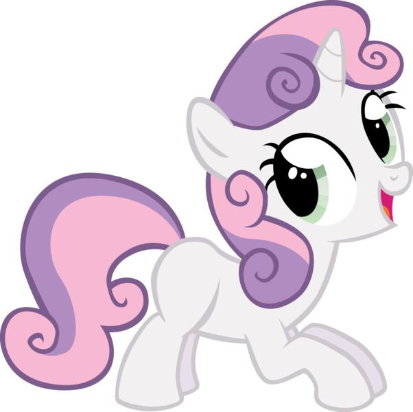 Size: 1841x1834 | Tagged: safe, artist:sircinnamon, derpibooru import, sweetie belle, pony, unicorn, female, filly, fun pose, open mouth, simple background, transparent background, vector