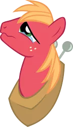 Size: 1914x3299 | Tagged: safe, artist:sircinnamon, derpibooru import, big macintosh, earth pony, pony, crying, male, simple background, stallion, transparent background, vector, wavy mouth