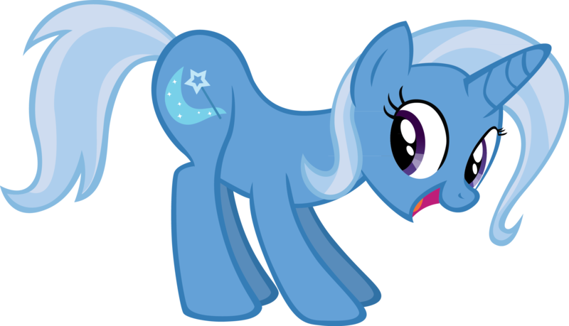 Size: 2573x1477 | Tagged: safe, artist:sircinnamon, derpibooru import, trixie, pony, unicorn, fun pose, looking back, open mouth, simple background, smiling, solo, transparent background, vector