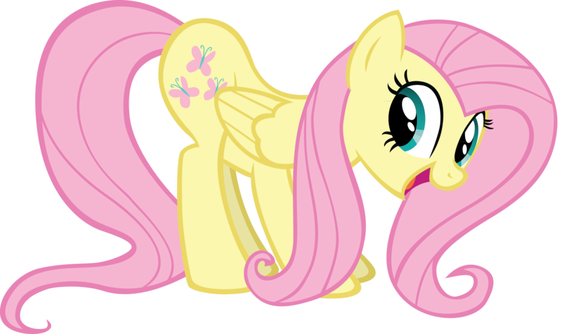 Size: 2696x1600 | Tagged: artist:sircinnamon, derpibooru import, fluttershy, fun pose, safe, simple background, transparent background, vector