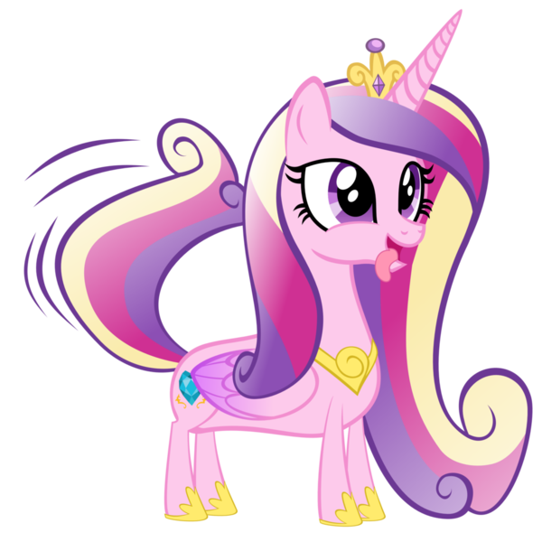 Size: 1024x1024 | Tagged: safe, artist:foxtail8000, derpibooru import, princess cadance, alicorn, dog, pony, .svg available, behaving like a dog, female, mare, simple background, solo, transparent background, vector, wat