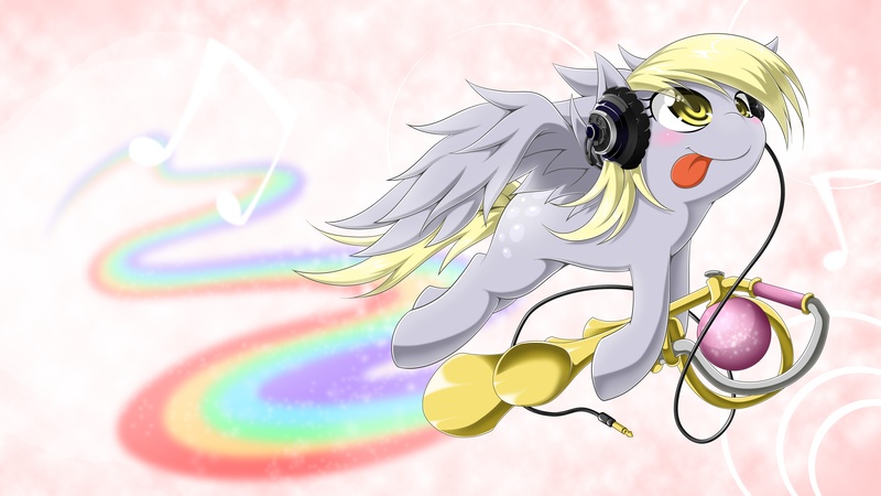 Size: 10000x5625 | Tagged: safe, artist:zaiyaki, derpibooru import, derpy hooves, pegasus, pony, absurd resolution, female, mare, rainblower, team fortress 2, tongue out