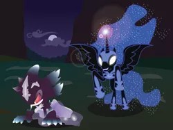 Size: 1728x1292 | Tagged: artist:bigccv, crossover, derpibooru import, mephiles the dark, nightmare moon, safe, sonic the hedgehog (series), source needed, useless source url