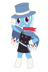 Size: 833x1250 | Tagged: safe, artist:diego havoc, derpibooru import, trixie, pony, unicorn, ace attorney, crossover, female, mare, phoenix wright, solo, trucy wright