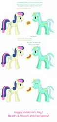 Size: 934x2001 | Tagged: safe, artist:diego havoc, derpibooru import, bon bon, lyra heartstrings, sweetie drops, comic, female, hearts and hooves day, lesbian, lyrabon, marriage proposal, shipping, valentine's day