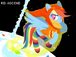 Size: 640x480 | Tagged: artist:brokepegasus, derpibooru import, god tier, god tiers, hero of light, homestuck, rainbow dash, safe, solo