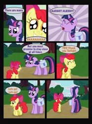 Size: 760x1020 | Tagged: apple bloom, artist:template93, color, comic, derpibooru import, safe, story of the blanks, twilight sparkle