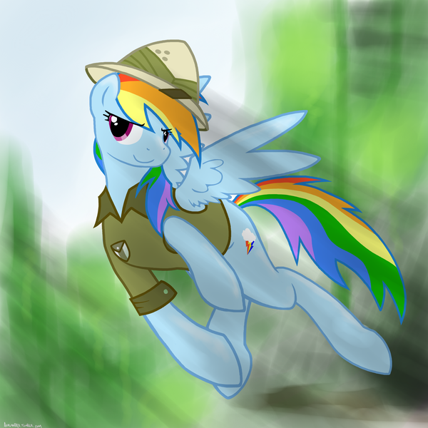 Size: 2200x2200 | Tagged: artist:cymek, daring do, derpibooru import, high res, rainbow dash, safe, solo