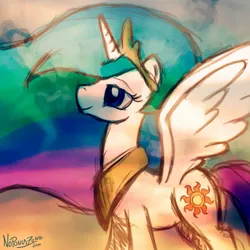 Size: 999x999 | Tagged: artist:noponyzone, derpibooru import, princess celestia, safe, solo