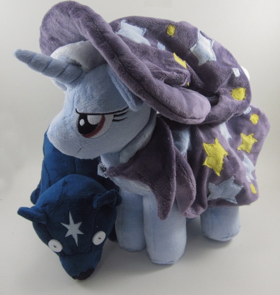 Size: 941x991 | Tagged: artist needed, safe, derpibooru import, trixie, pony, unicorn, ursa minor, female, irl, mare, photo, plushie, teddy bear, toy, ursa plush