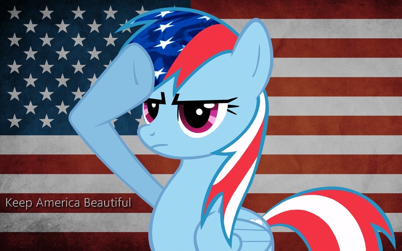 Size: 1920x1200 | Tagged: alternate design, american flag, derpibooru import, flag, mouthpiece, rainbow dash, rainbow dash salutes, safe, salute, united states