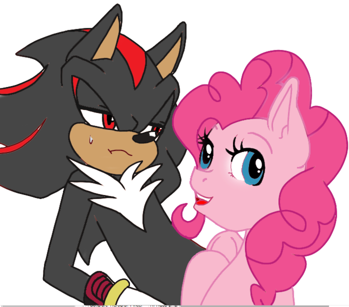 Size: 698x614 | Tagged: artist needed, source needed, safe, derpibooru import, pinkie pie, crossover, crossover shipping, edgy, female, image, interspecies, love, male, png, shadow, shadow the hedgehog, shadpie, shipping, sonic the hedgehog, sonic the hedgehog (series), straight