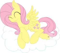 Size: 900x798 | Tagged: artist:duskdrift, cloud, derpibooru import, fluttershy, safe, solo