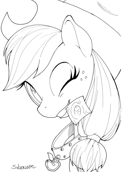 Size: 1230x1738 | Tagged: applejack, artist:siberwar, collar, condom, condom in mouth, cutie mark, cutie mark collar, derpibooru import, female, monochrome, mouth hold, pendant, pet tag, questionable, solo, solo female, wink