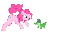 Size: 2850x1611 | Tagged: artist:realider, derpibooru import, gummy, pinkie pie, safe