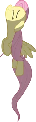 Size: 3000x10022 | Tagged: artist:vladimirmacholzraum, derpibooru import, fluttershy, hurricane fluttershy, safe, simple background, solo, transparent background, vector