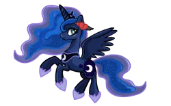 Size: 1000x618 | Tagged: artist:schnuffitrunks, derpibooru import, heart, princess luna, safe, simple background, solo