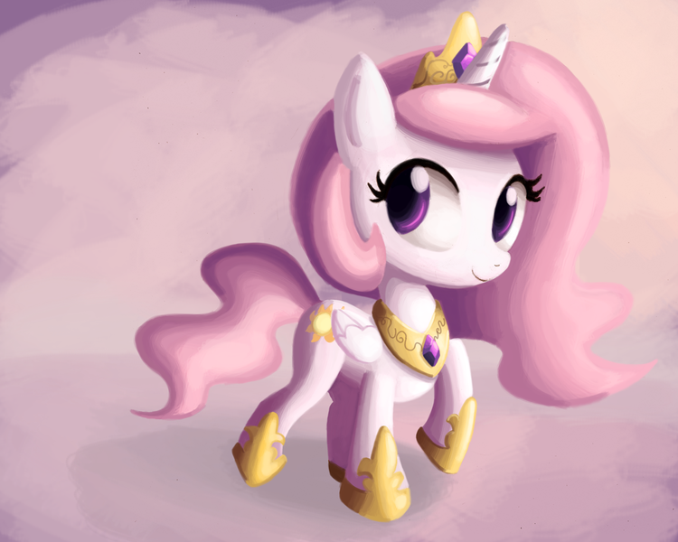 Size: 1500x1200 | Tagged: safe, artist:ric-m, derpibooru import, princess celestia, alicorn, pony, cewestia, female, filly, solo