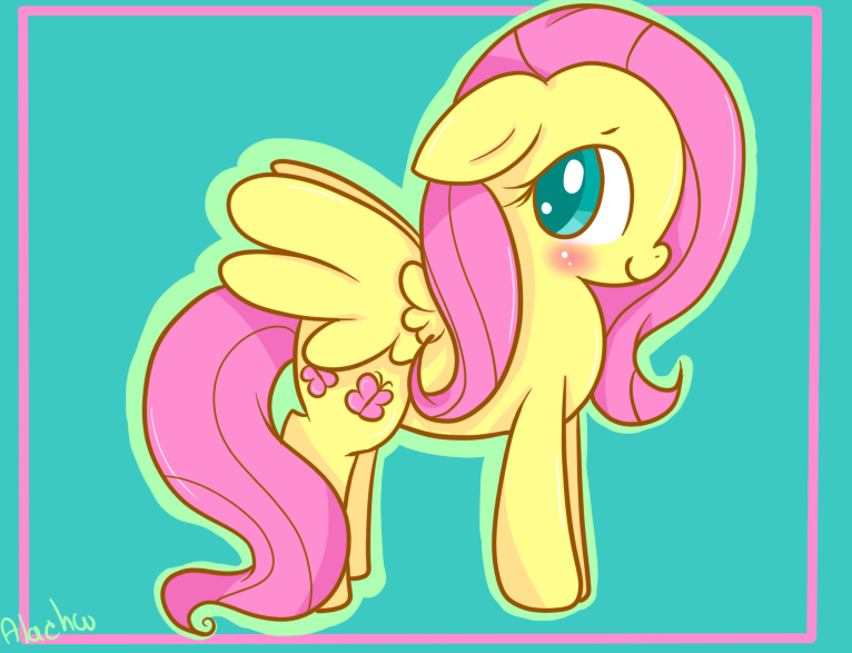 Size: 766x587 | Tagged: artist:alachu, derpibooru import, fluttershy, safe, solo