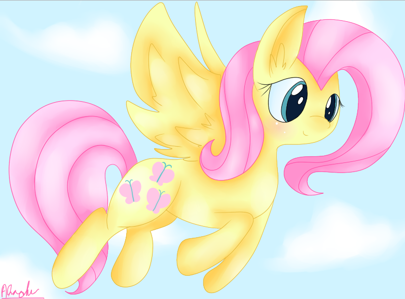 Size: 799x591 | Tagged: artist:alachu, derpibooru import, fluttershy, safe, solo