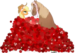 Size: 1046x745 | Tagged: applejack, artist:danilee3240, beauty and the beast, crack shipping, crossover, derpibooru import, female, male, philippe, philippejack, safe, shipping, straight