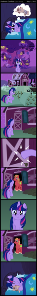 Size: 1000x7977 | Tagged: safe, artist:wildtiel, derpibooru import, big macintosh, smarty pants, twilight sparkle, earth pony, pony, comic, crying, male, sad, stallion