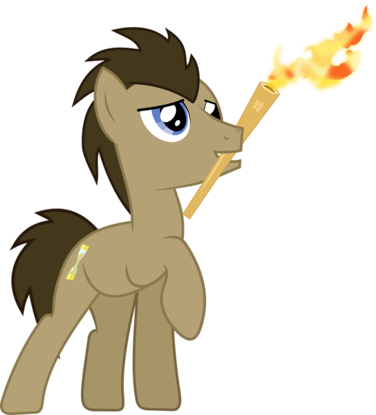 Size: 1280x1411 | Tagged: derpibooru import, doctor whooves, olympics, olympic torch, safe, time turner