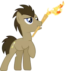 Size: 1280x1411 | Tagged: derpibooru import, doctor whooves, olympics, olympic torch, safe, time turner