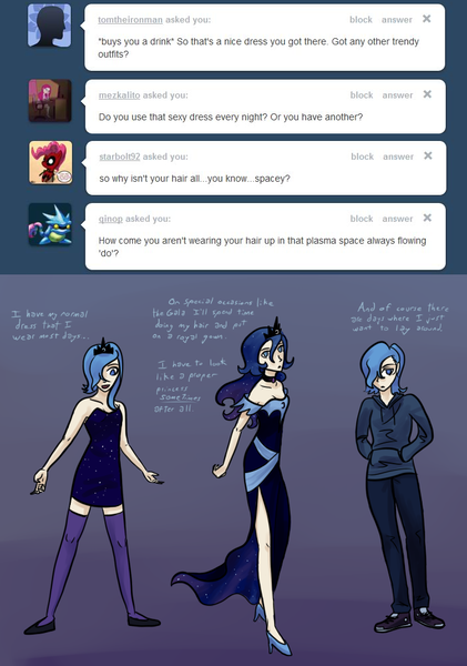 Size: 700x997 | Tagged: artist:7nights, ask, ask human luna, derpibooru import, human, humanized, human luna, princess luna, s1 luna, safe, skinny