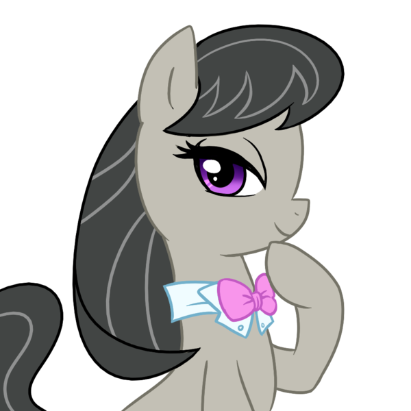Size: 1000x1000 | Tagged: safe, artist:madmax, derpibooru import, octavia melody, earth pony, pony, female, hoof on chin, looking at you, mare, simple background, transparent background