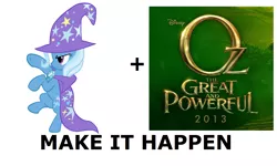 Size: 1336x803 | Tagged: derpibooru import, exploitable meme, it happened, make it happen, meta, movie, oz the great and powerful, safe, the wizard of oz, trixie