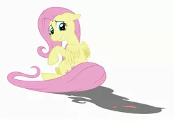 Size: 3234x2250 | Tagged: artist:psychodikdik, derpibooru import, fluttershy, high res, safe, shadow, solo