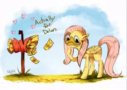 Size: 754x532 | Tagged: safe, banned from derpibooru, deleted from derpibooru, derpibooru import, edit, fluttershy, dolan, flutehsy, heart, image, jpeg, mail, mailbox, meme