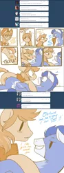 Size: 1200x3236 | Tagged: artist:ryephoenix, ask, ask braeburn!, braeburn, derpibooru import, gay, male, shipping, soarburn, soarin', suggestive, tumblr