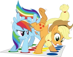 Size: 4374x3468 | Tagged: applejack, artist:blackgryph0n, derpibooru import, rainbow dash, safe, simple background, transparent background, twister, vector