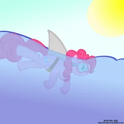 Size: 1000x1000 | Tagged: artist:invidlord, derpibooru import, pinkie pie, safe, shark